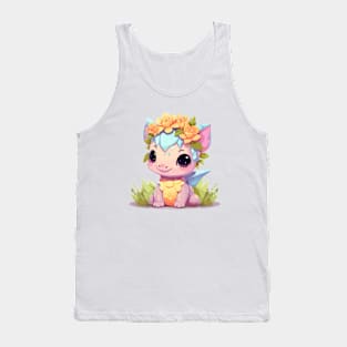 Pink dragon Tank Top